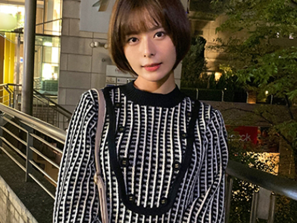 【人妻×NTR】ショートヘアーの色白美人な若奥さん！パイパン貧乳ボディにNTRチンポ生挿入して口内射精！