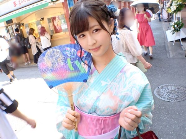 【浴衣美人の先生をナンパ！】『生徒には内緒だよ…』休日を楽しむ高校教師がまさかの着衣セックス！浴衣から覗く美ボディに興奮MAX！生徒が見たら鼻血ブーなエロすぎる休日プレイ！♡